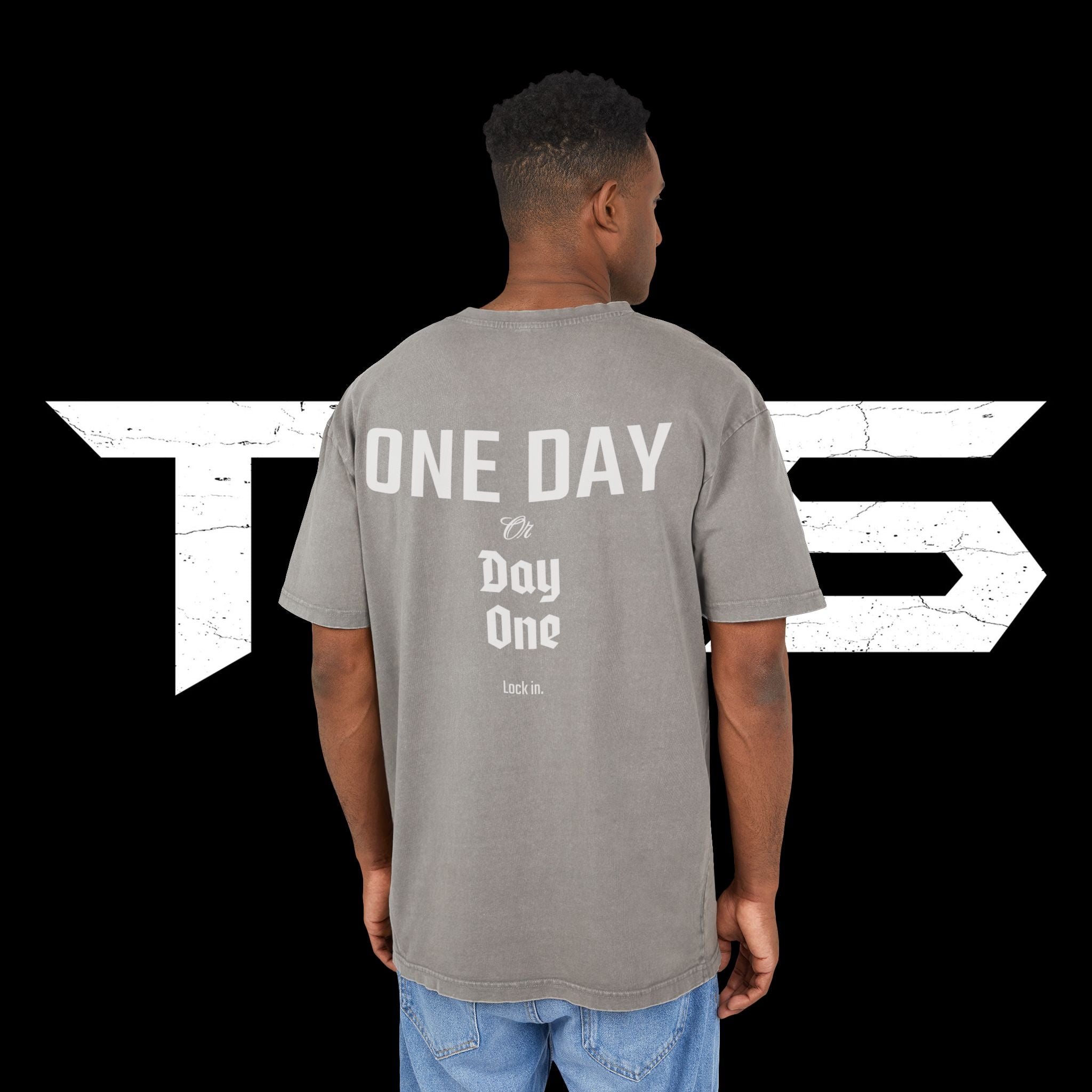 TSS Lifting Club Acid Washed Oversized Tee