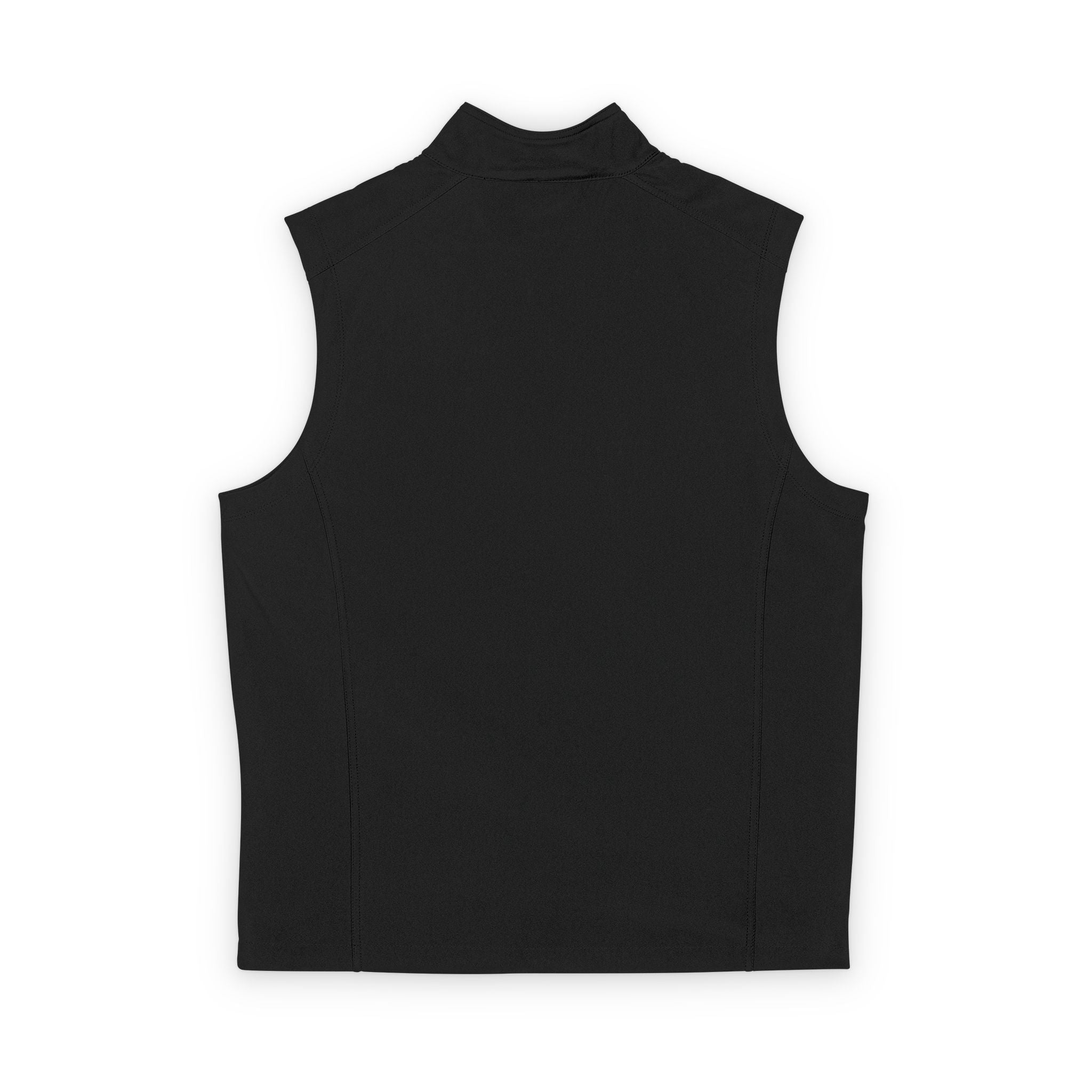 Men's Soft Shell Vest — Embroidered Floral Logo
