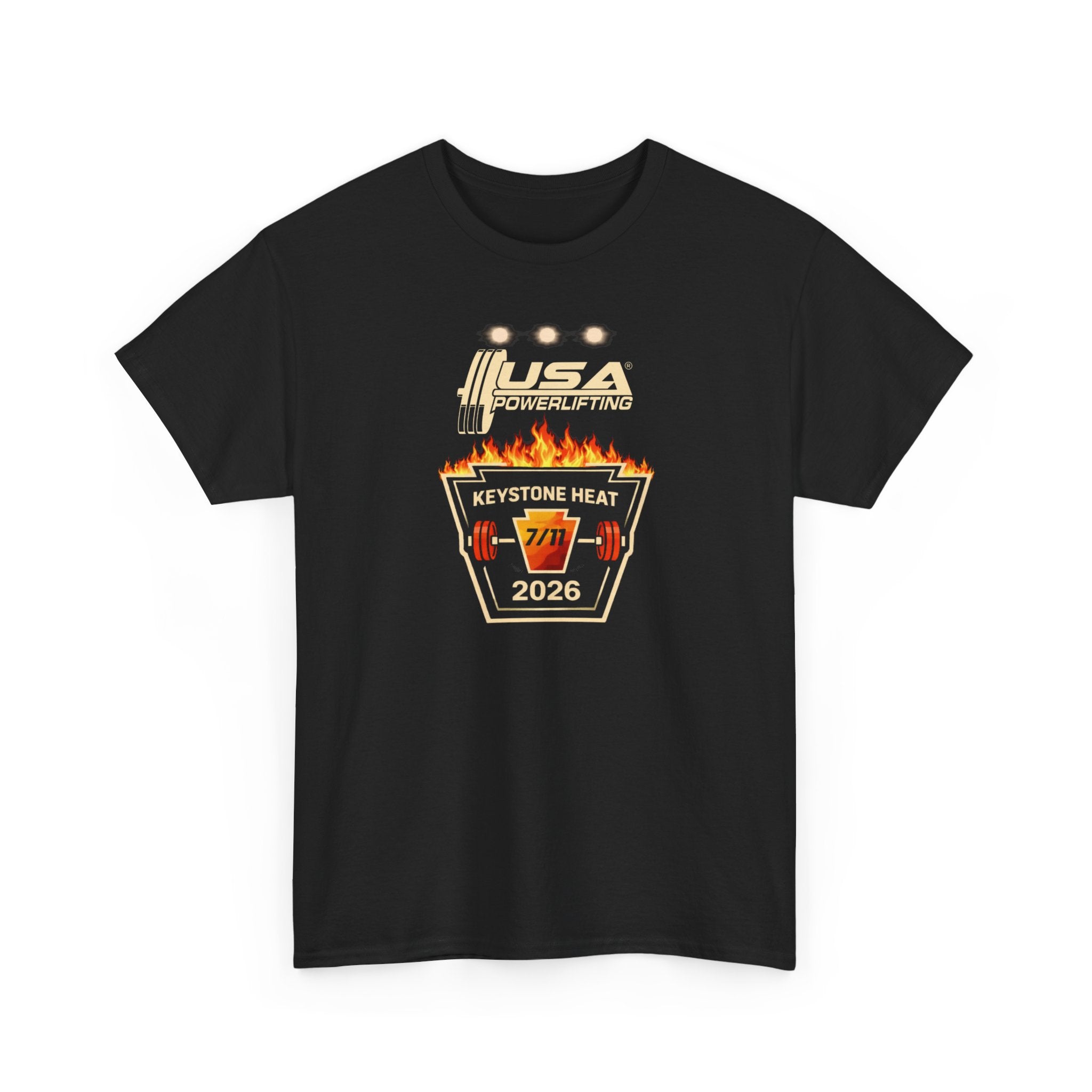 2 Keystone Heat 2026 USA Powerlifting Team Tee