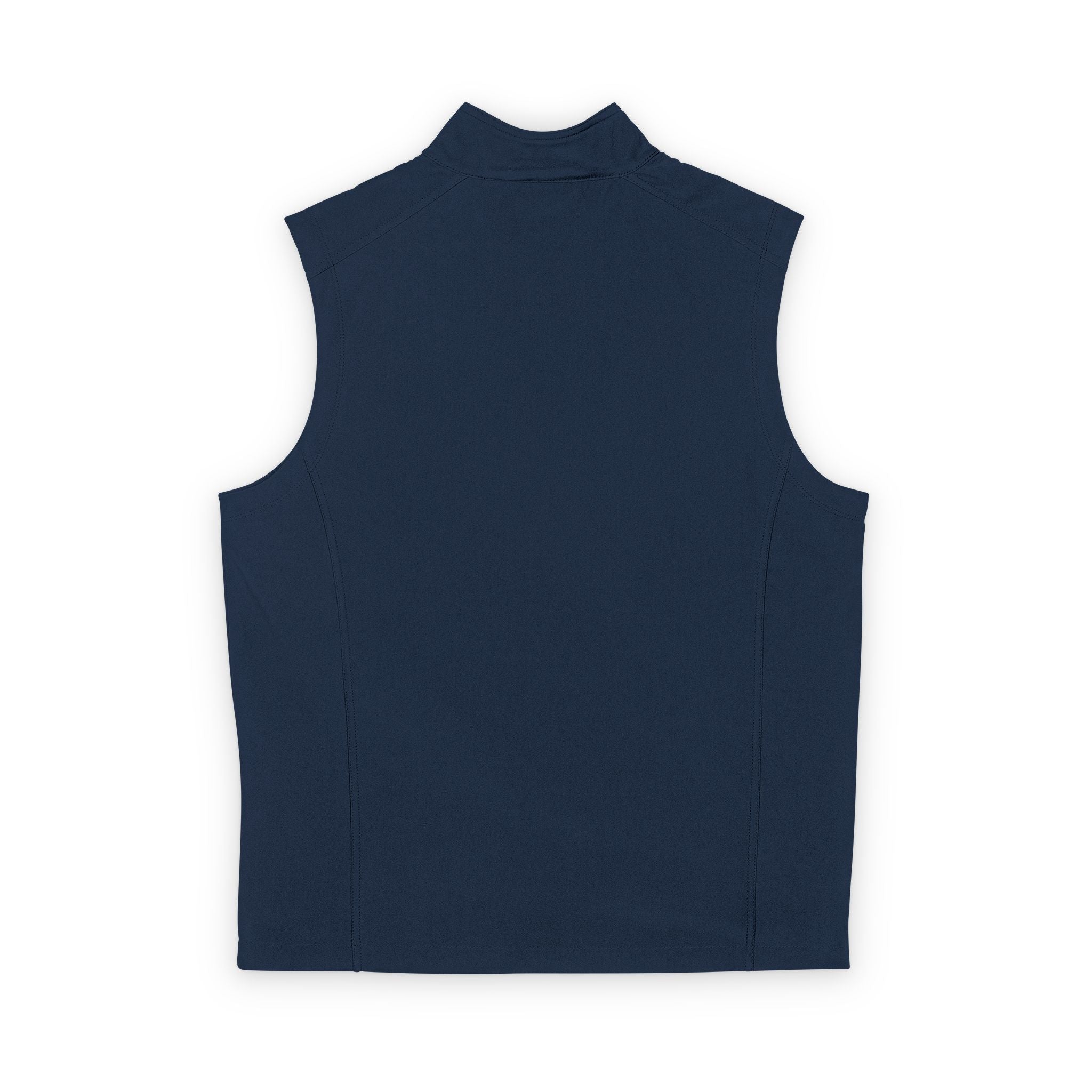Men's Soft Shell Vest — Embroidered Floral Logo