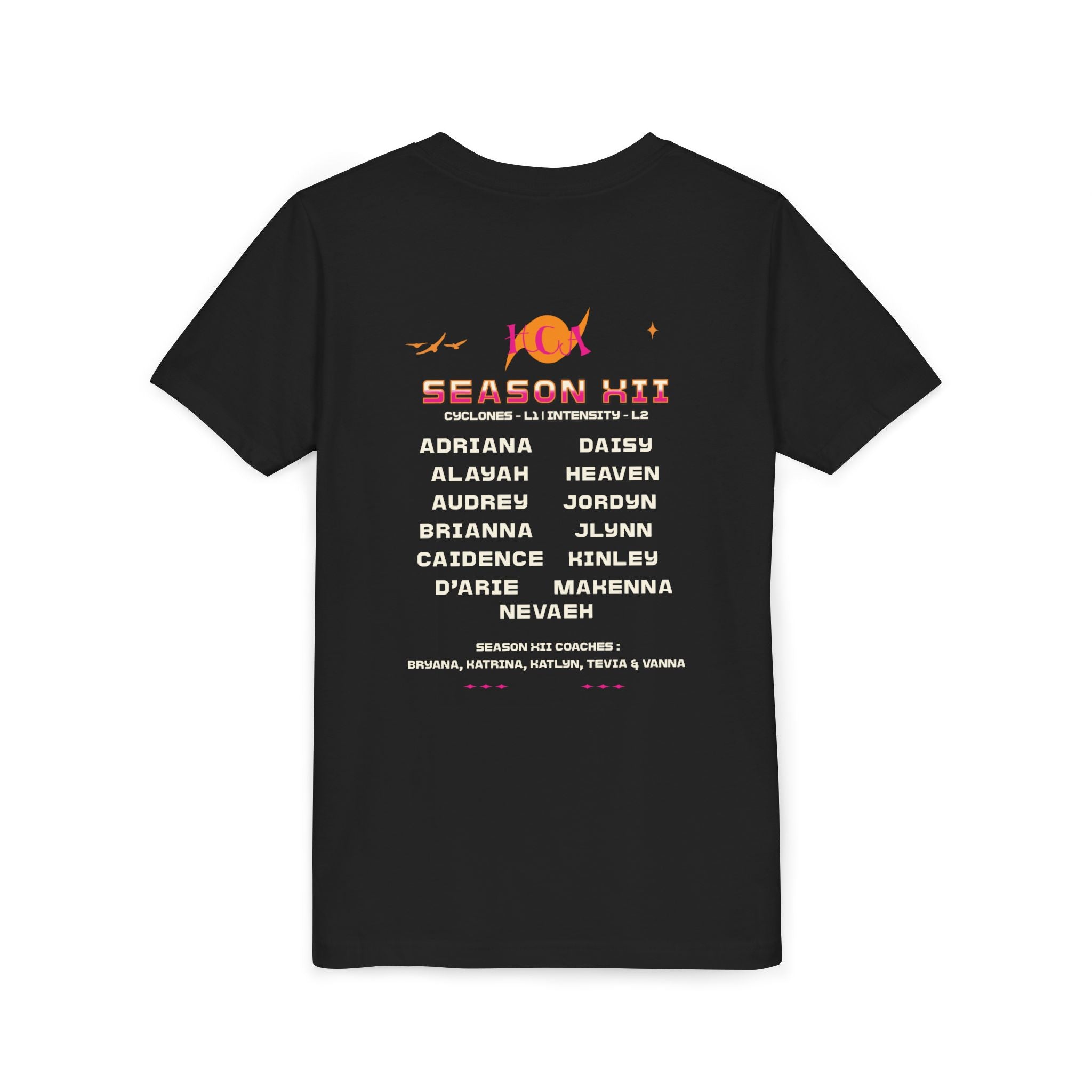 Hurricane Surf Retro Youth Tee — 'Season HXY' Sunset Surf Graphic
