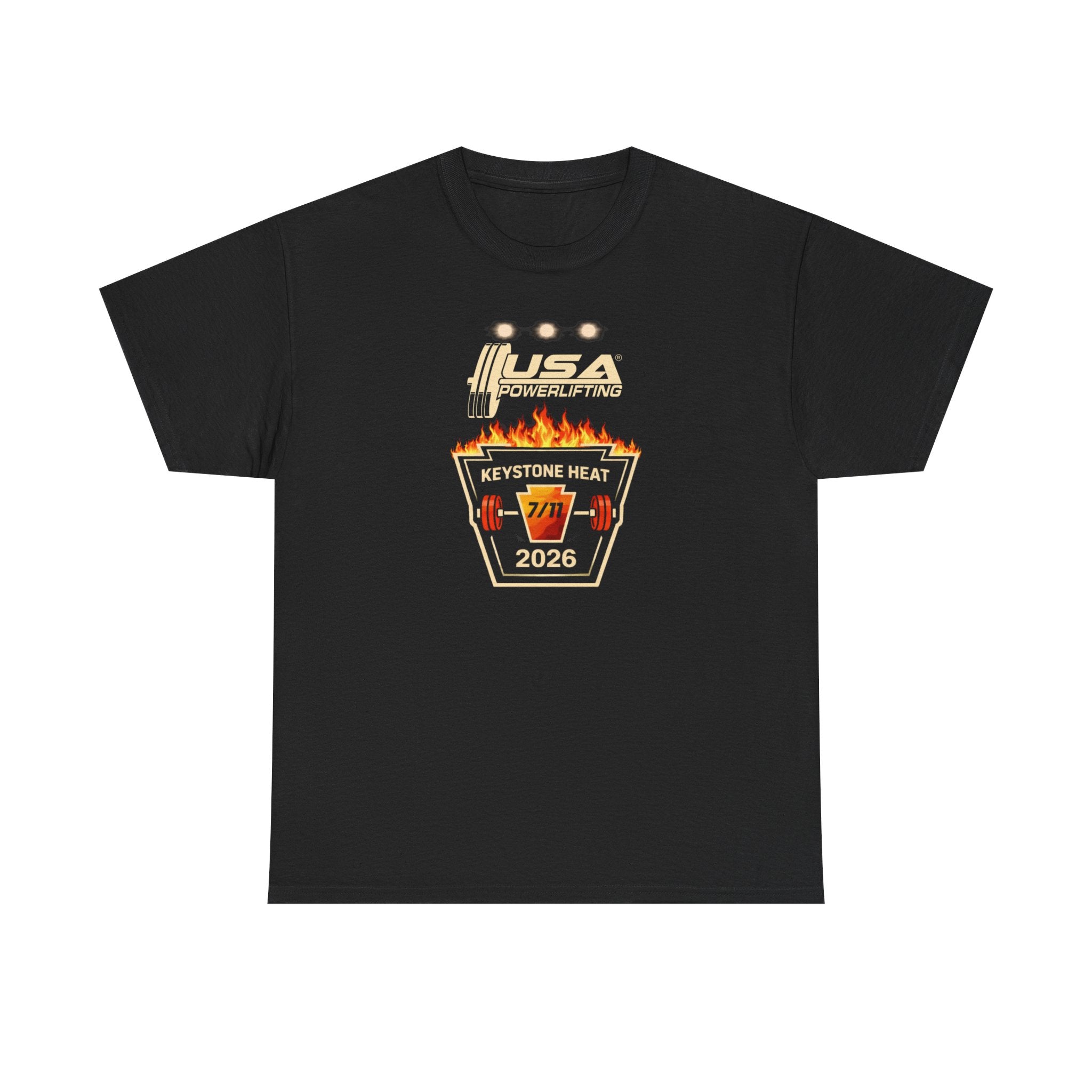 2 Keystone Heat 2026 USA Powerlifting Team Tee