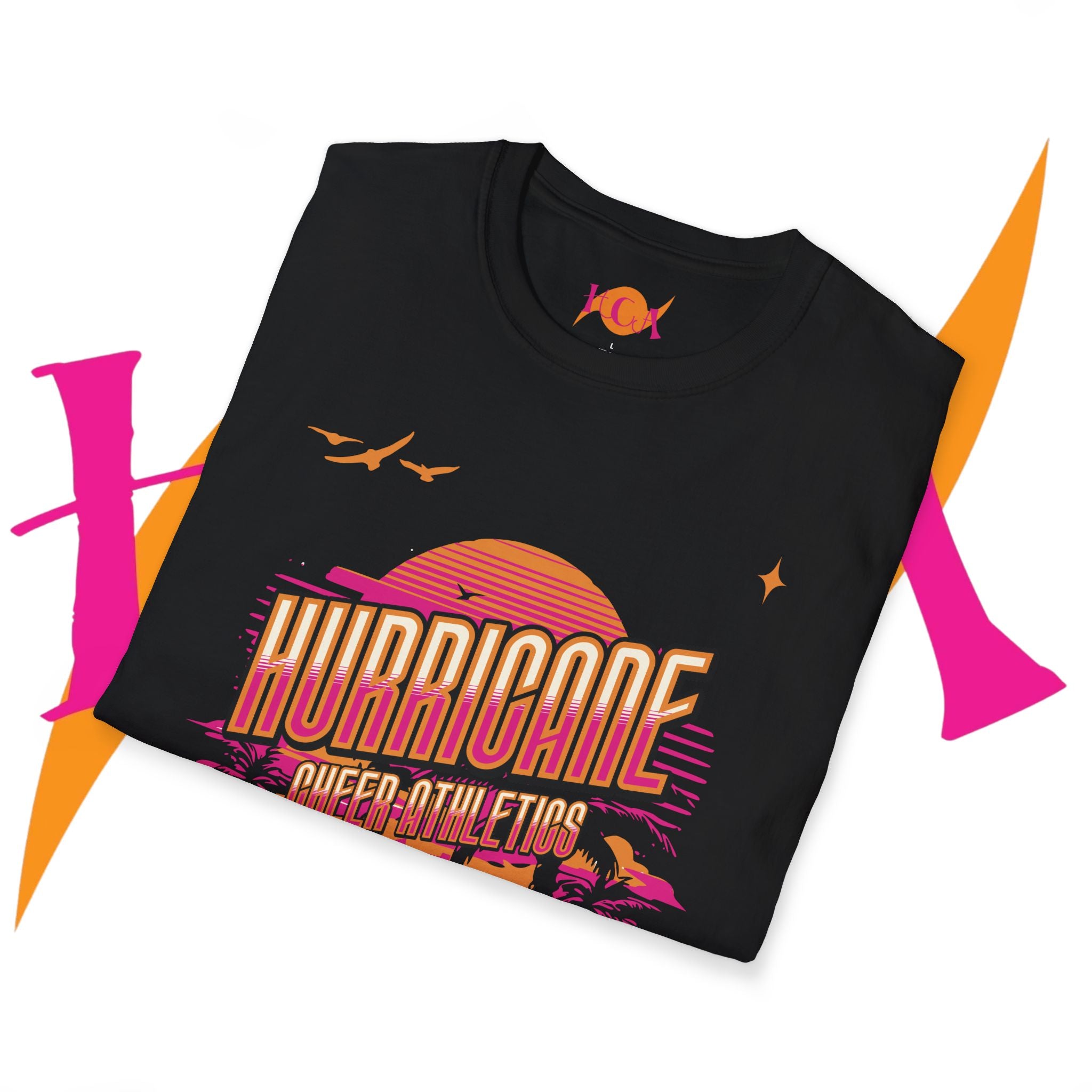 Hurricane Cheer Retro Team T-Shirt — 'Season XII' Reunion/Rec Squad Tee