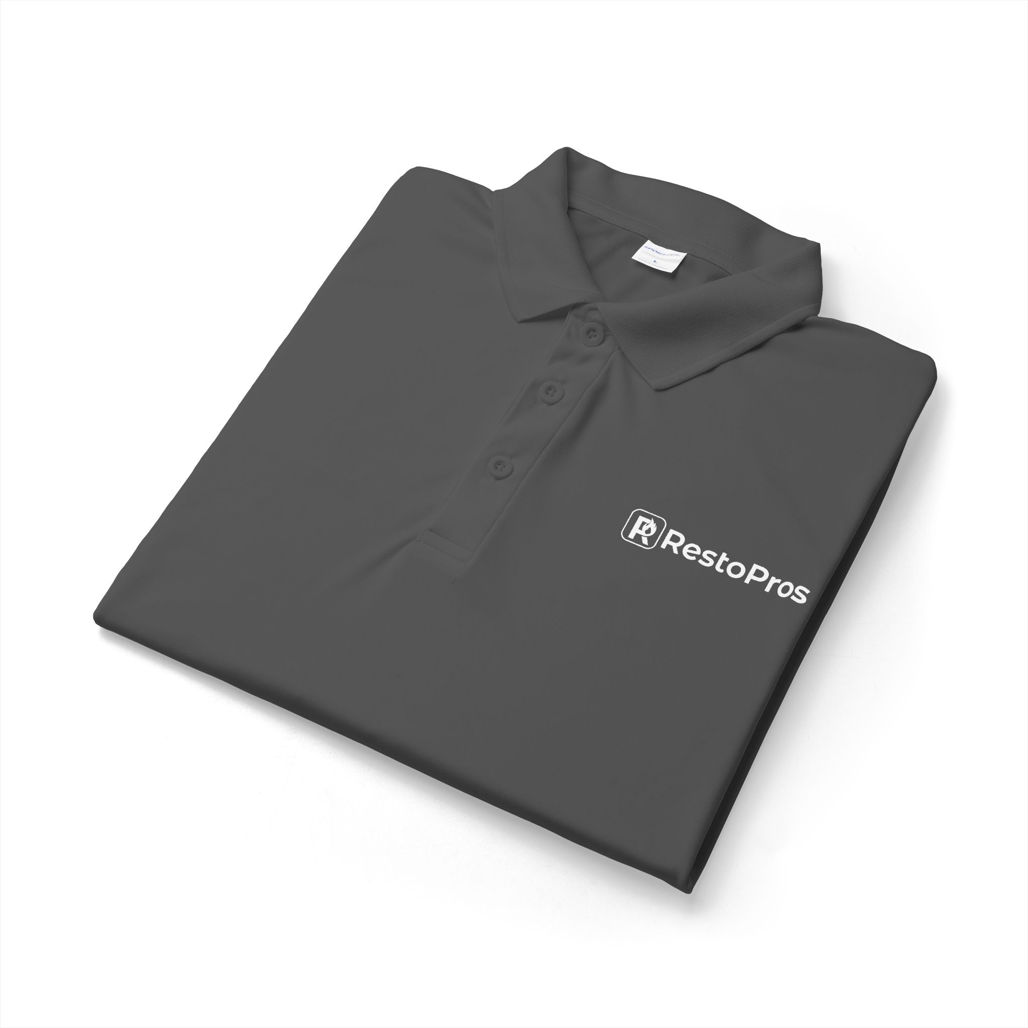 RestoPros Logo Polo Shirt — Men's Performance Work Polo 2