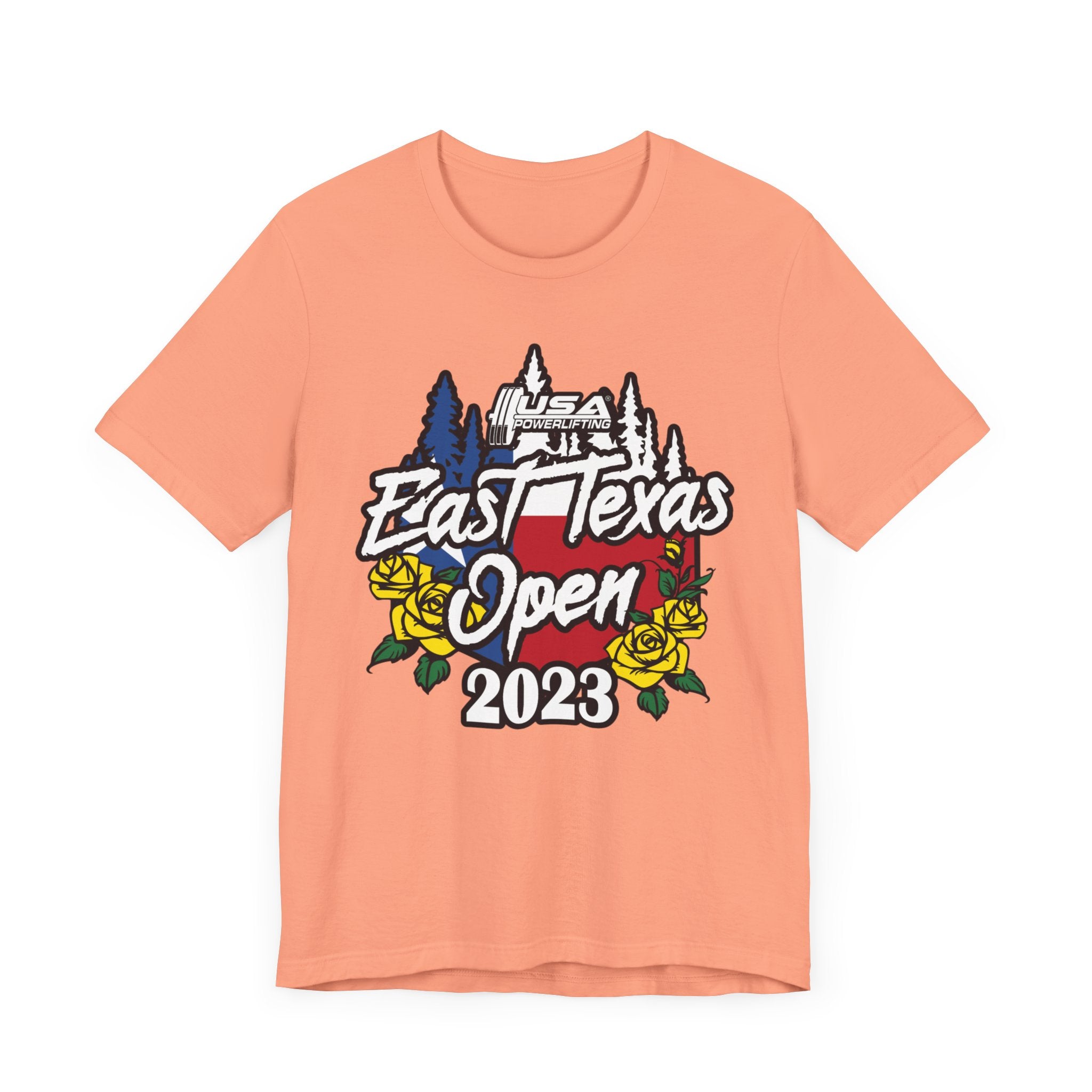 23' East Texas Open 2023 Unisex Short Sleeve Tee - Vibrant Tournament Shirt