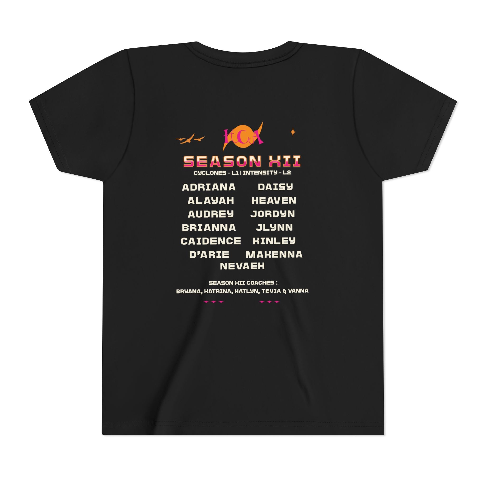 Hurricane Surf Retro Youth Tee — 'Season HXY' Sunset Surf Graphic