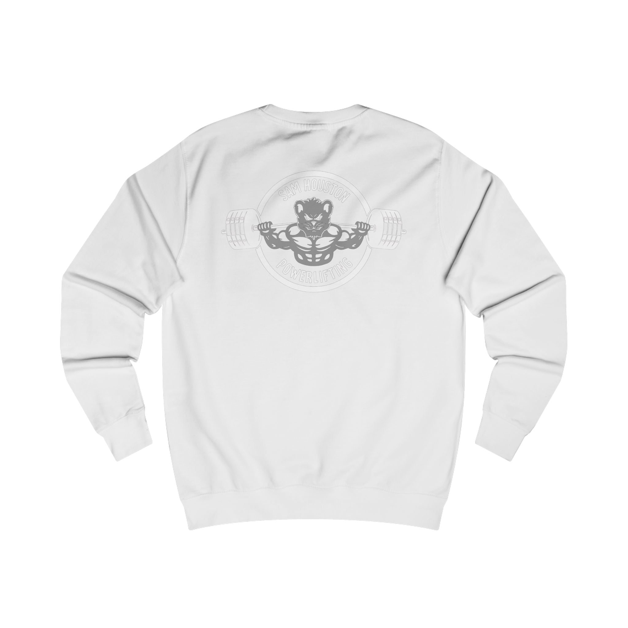 Fitness Crewneck Sweatshirt – 'Gym Rat' Minimal Logo Pullover