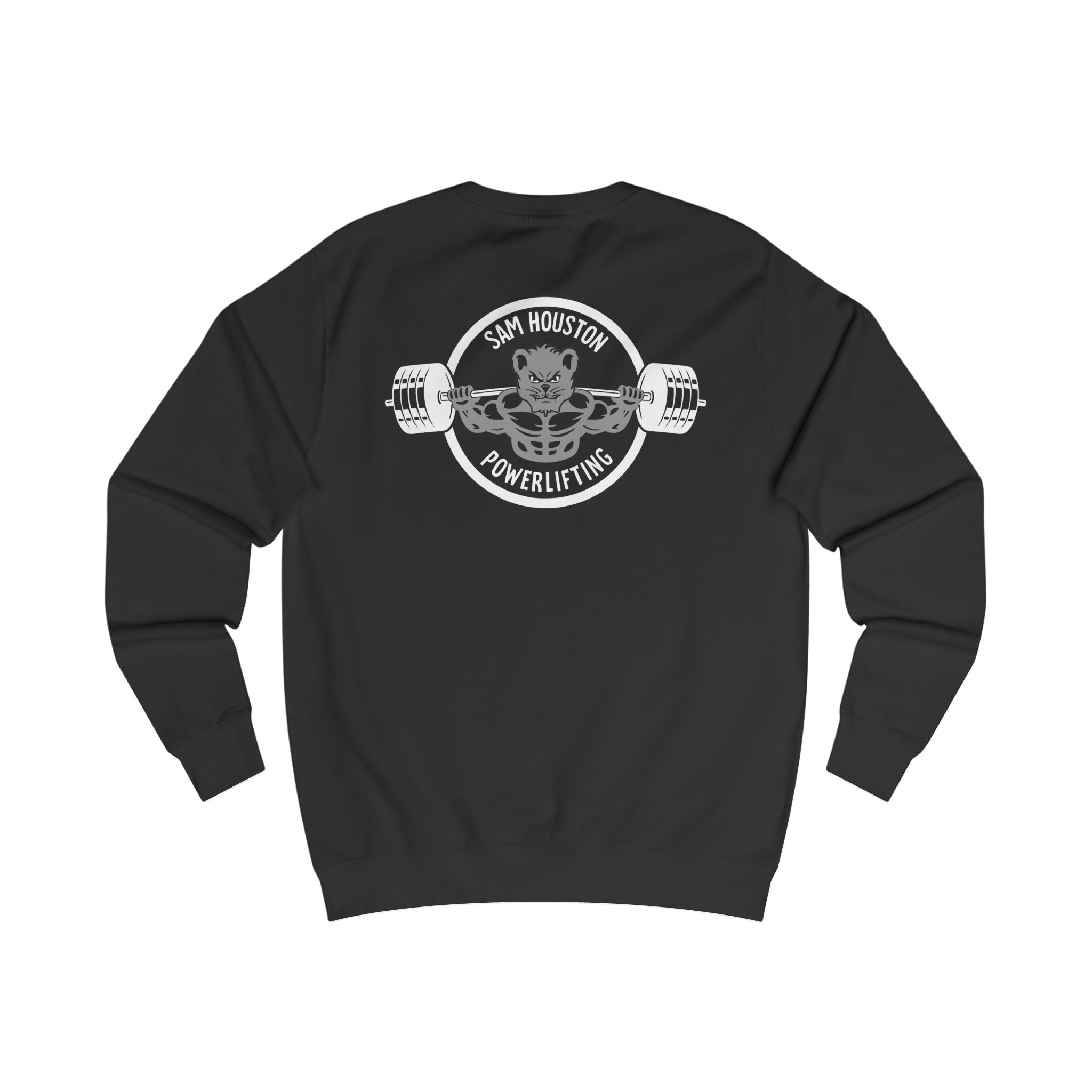 Fitness Crewneck Sweatshirt – 'Gym Rat' Minimal Logo Pullover