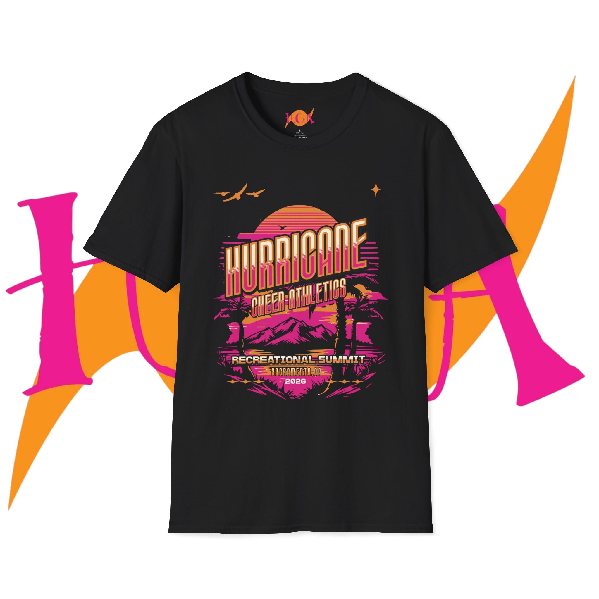 Hurricane Cheer Retro Team T-Shirt — 'Season XII' Reunion/Rec Squad Tee